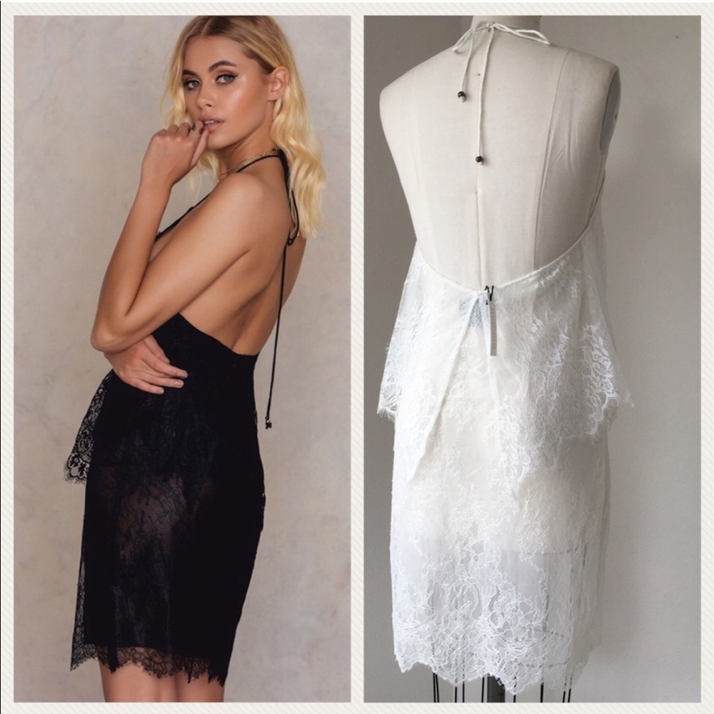 676-7 STYLESTALKER MARCELLE LACE SLIP DRESS Lingerie